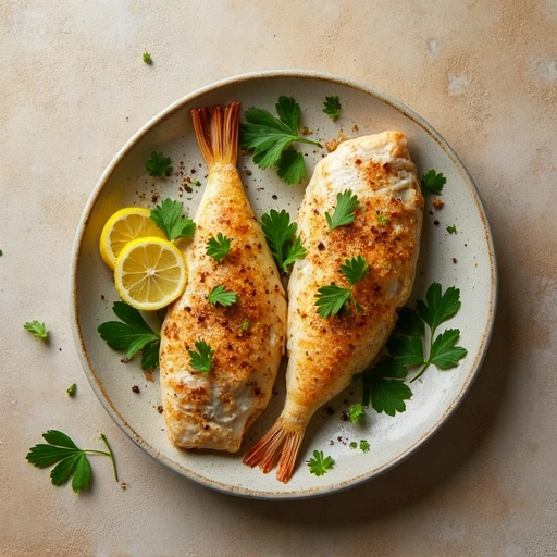 Baked Fish with Parsley and Lemon