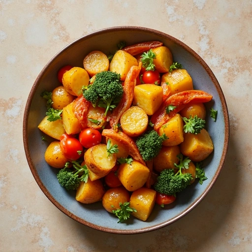 Spiced Veggie Stir-Fry with New Potatoes