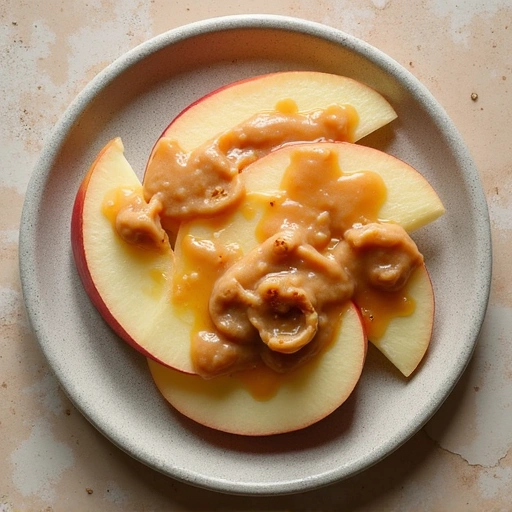 Apple Slices with Almond Butter