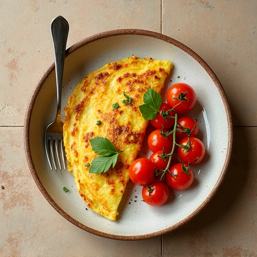 Spanish Omelette with Grape Tomatoes