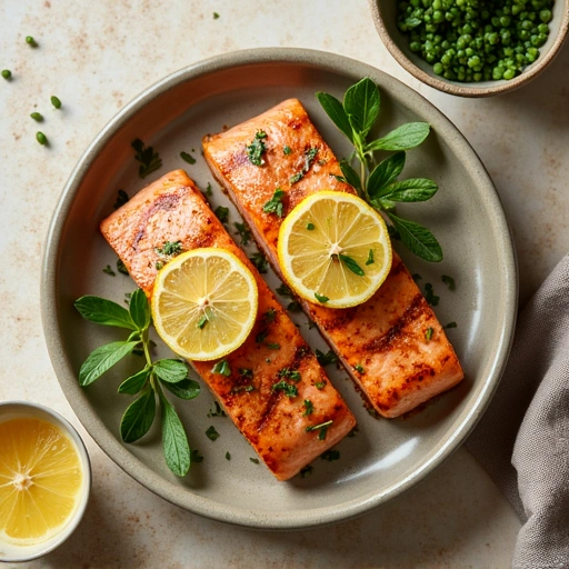 Lemon Herb Grilled Salmon