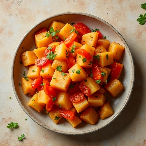 Sweet Pepper and Potato Hash