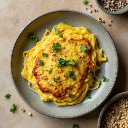 Savory Savoy Cabbage Omelette