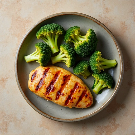 Grilled Chicken with Broccoli