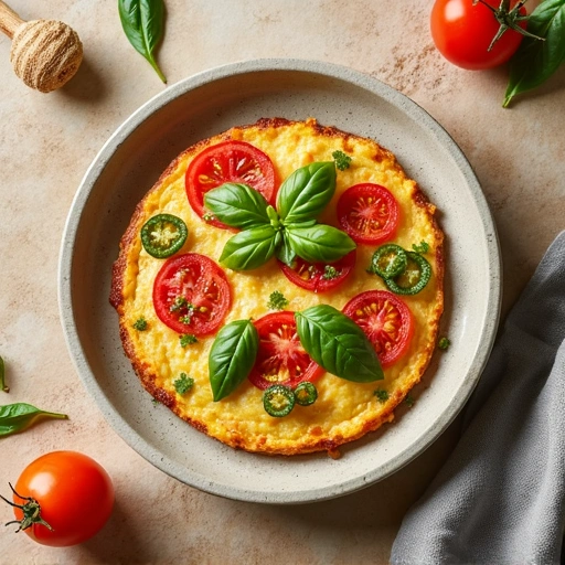 Tomato and Basil Frittata