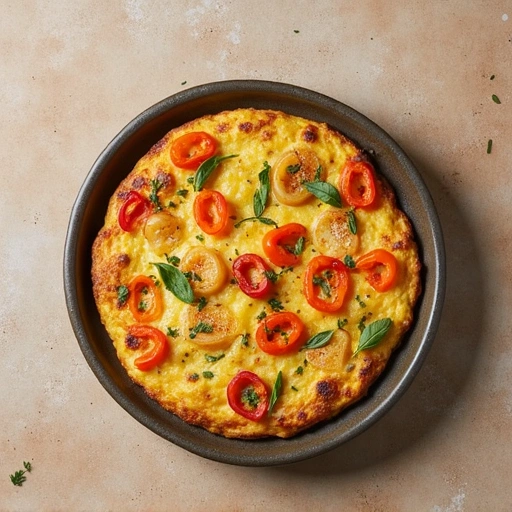 Potato and Bell Pepper Frittata