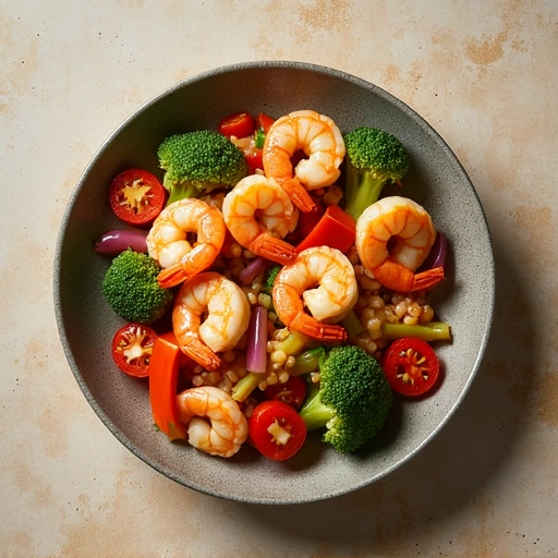 Shrimp and Vegetable Stir Fry