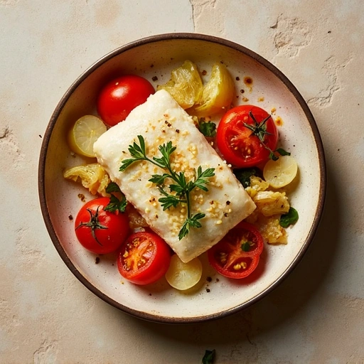 Baked Cod with Fennel and Tomato