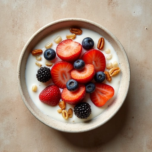 Fruit and Nut Yogurt Parfait