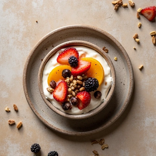 Fruit and Nut Yogurt Parfait