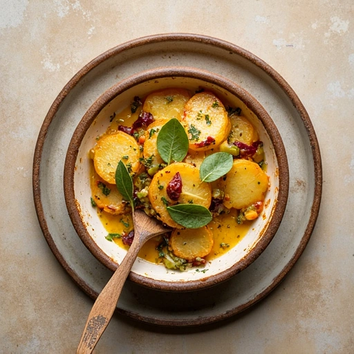 Herbed Beet, Leek, and Potato Gratin