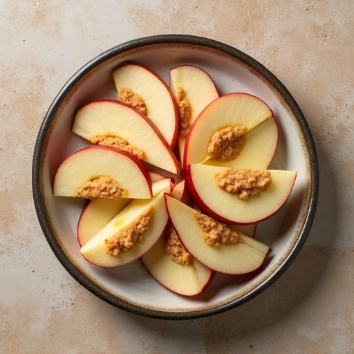 Apple Slices with Almond Butter