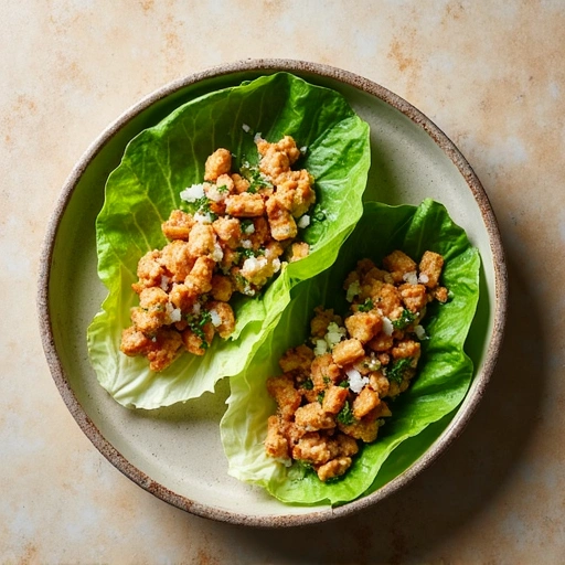 Chicken Caesar Lettuce Wraps