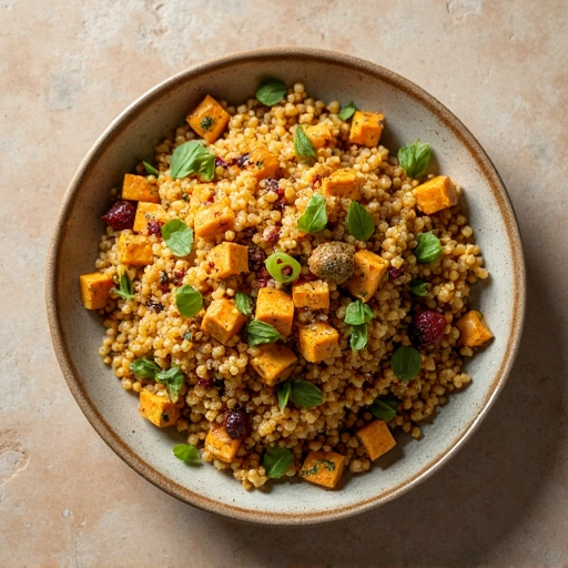 Indian Spiced Quinoa with Tofu