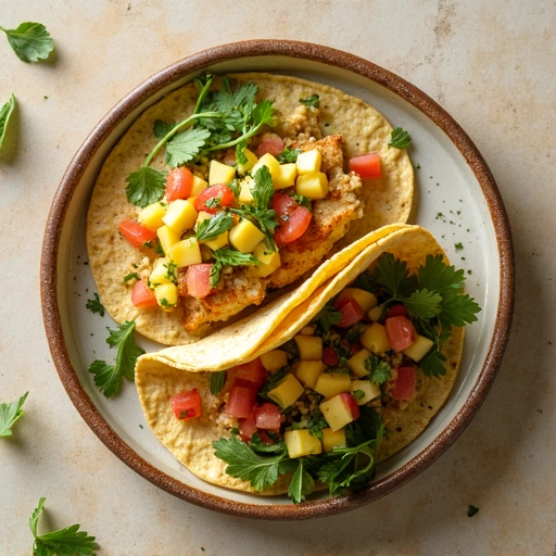 Tilapia Tacos with Mango Salsa
