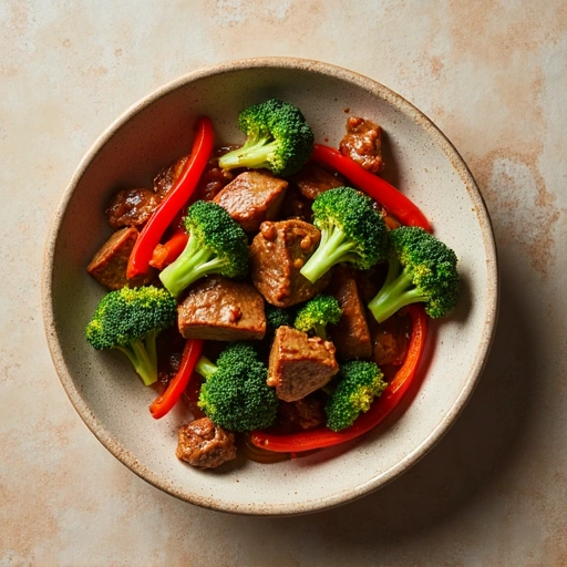 Beef Stir-Fry with Broccoli and Bell Peppers