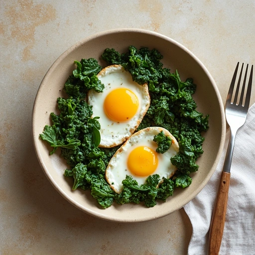 Spinach and Egg Breakfast Skillet