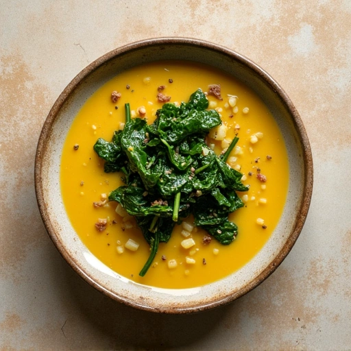 Mustard Greens and Potato Soup