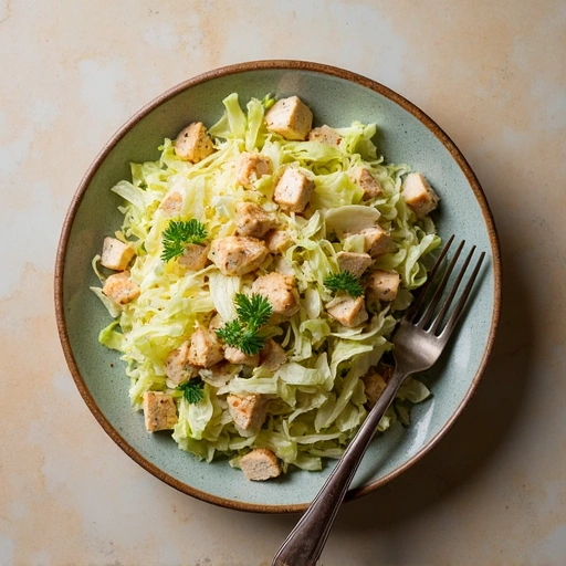 Cabbage and Chicken Salad