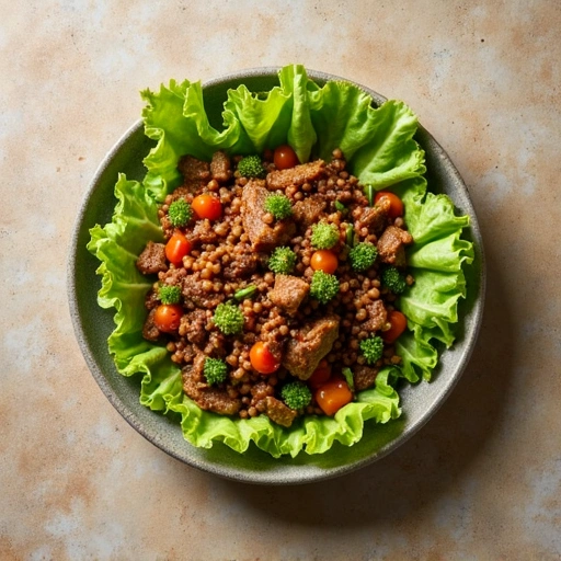 Beef Stir-Fry with Lettuce