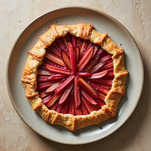 Rhubarb and Spice Galette