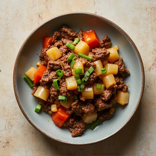 Japanese Turnip and Beef Stir-Fry