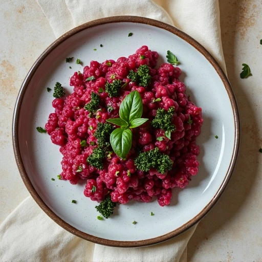 Beet and Kale Risotto
