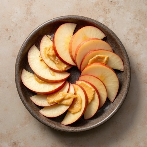 Apple Slices with Almond Butter