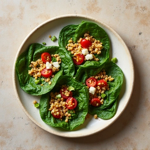 Mediterranean Collard Green Wraps
