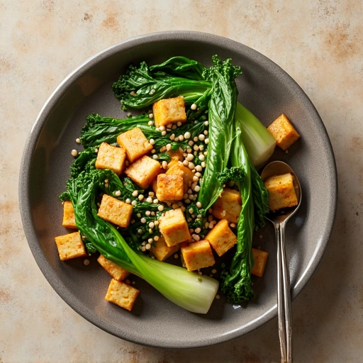 Bok Choi Stir-Fry with Tofu