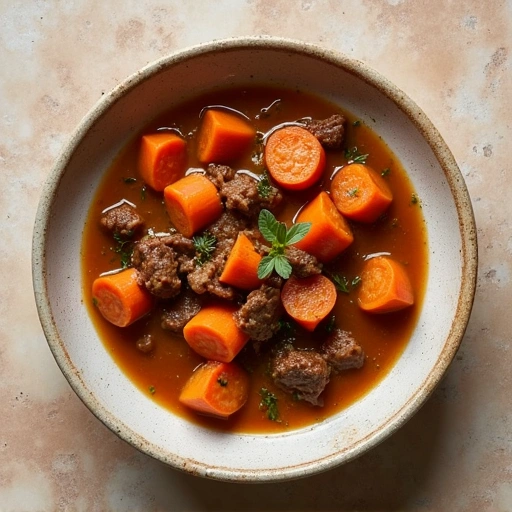 Roasted Carrot and Beef Stew