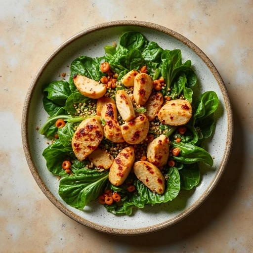 Grilled Chicken Bok Choy Salad