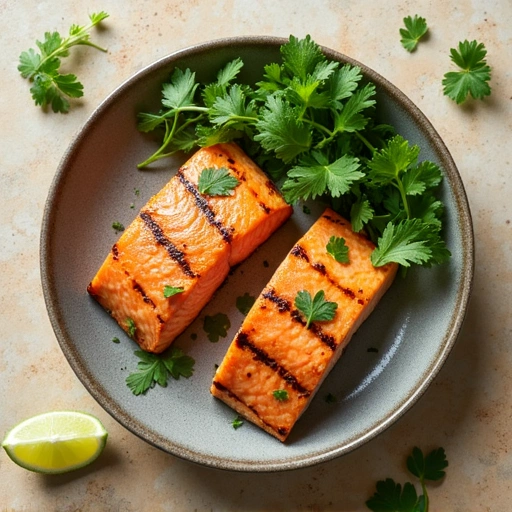 Cilantro Lime Grilled Salmon