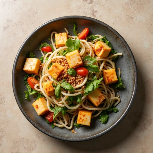 Tatsoi and Radish Stir-Fry with Tofu