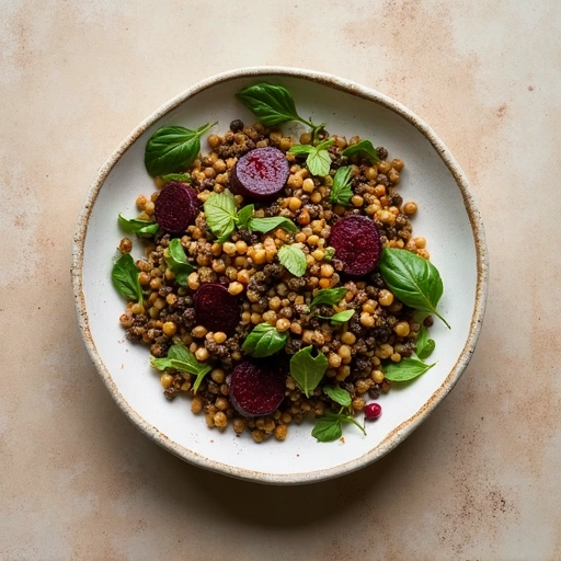 Beet and Lentil Salad