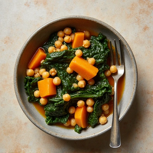 Collard Greens and Chickpea Stew