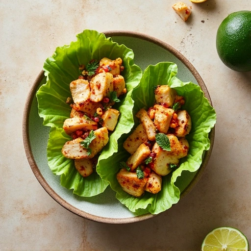 Grilled Chicken Lettuce Wraps