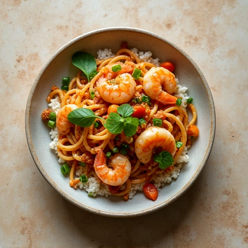 Tatsoi and Shrimp Stir-Fry