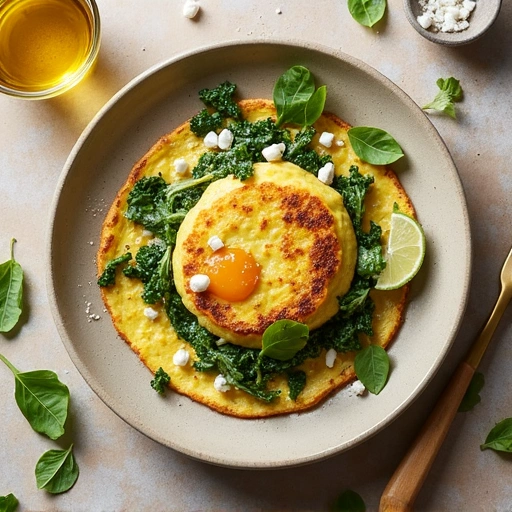 Spinach and Feta Omelette