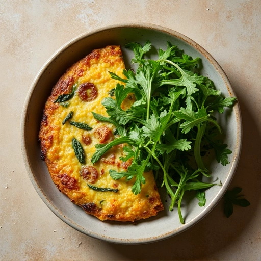 Arugula and Potato Frittata
