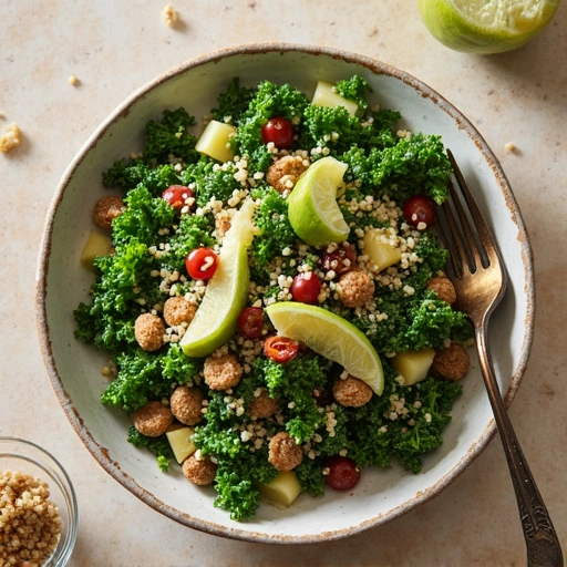 Mediterranean Kale and Quinoa Salad