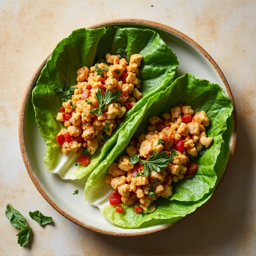 Bibb Lettuce Wraps with Grilled Chicken