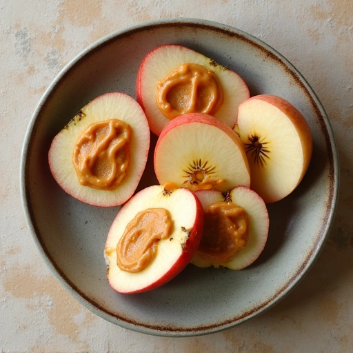 Apple Slices with Almond Butter