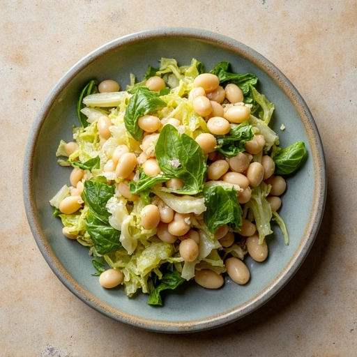 Cabbage and White Bean Salad