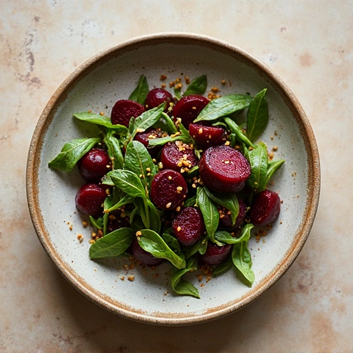Beet and Garlic Scape Stir-Fry
