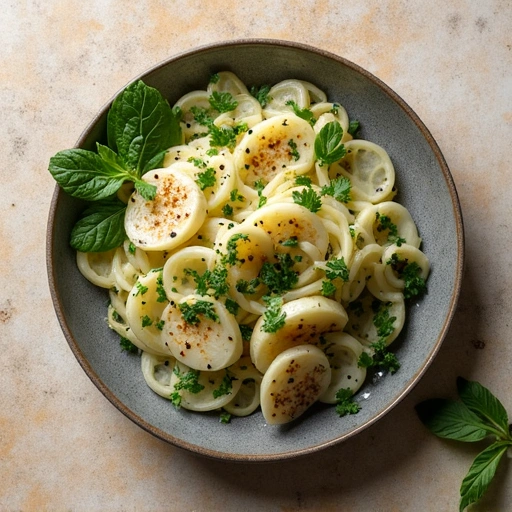 Herb-Infused Japanese Turnip Salad