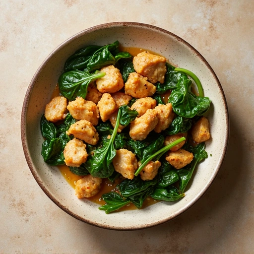 Chicken and Spinach Stir-Fry