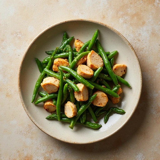Green Bean and Chicken Stir-Fry