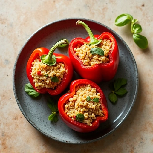 Quinoa Stuffed Bell Peppers