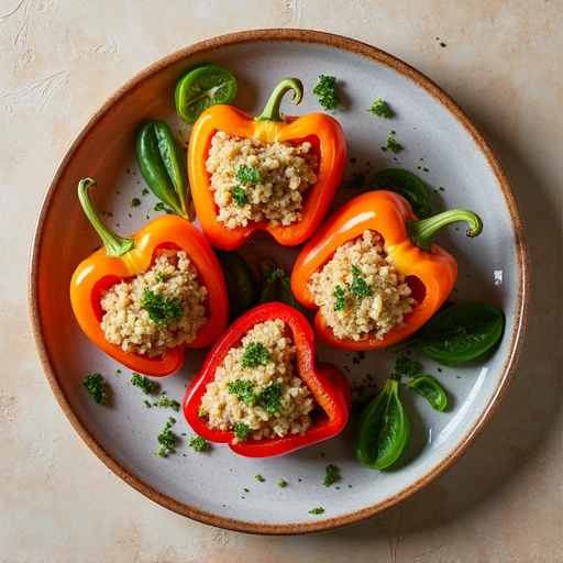 Stuffed Sweet Peppers with Turkey and Quinoa